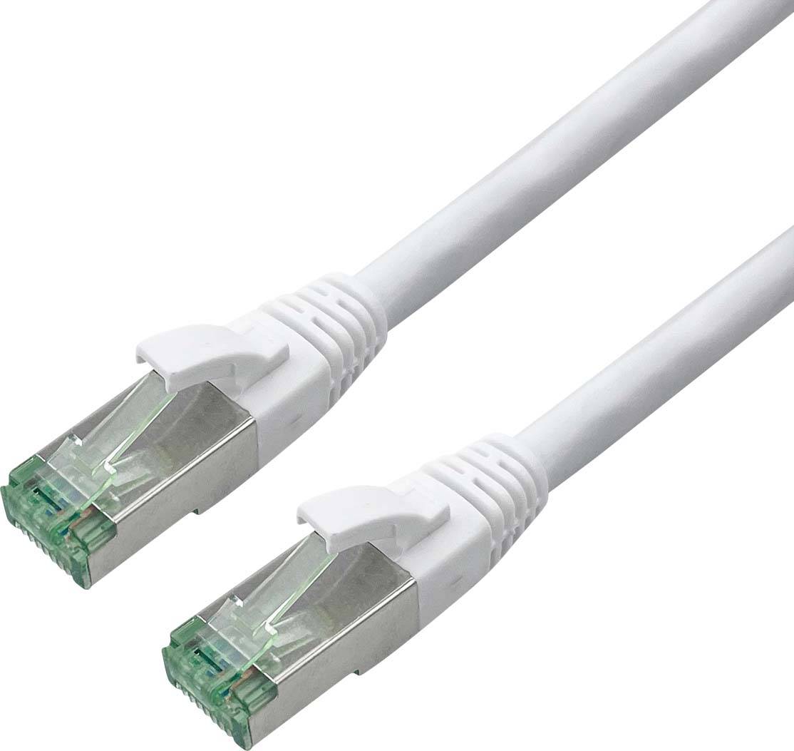 roline mrežni patch kabl 1,00 m bela RJ45 utikač 3339149