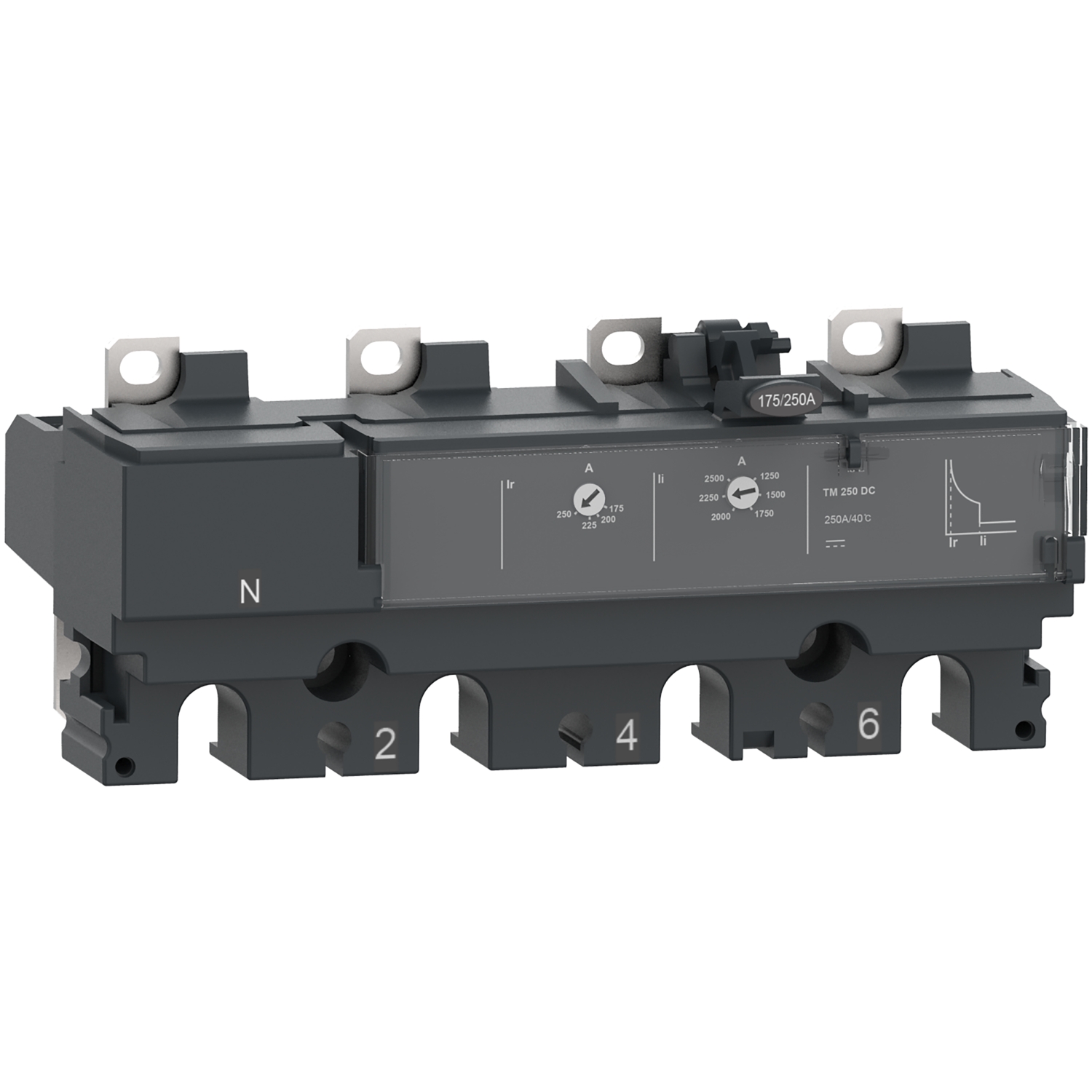 Schneider Electric C254TM200D automatski osigurac 4-polni 200 A 750 V
