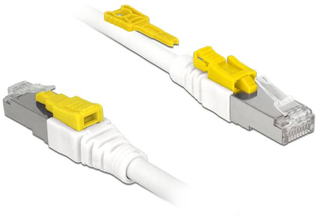 Delock mrežni patch kabl 2,00 m bela RJ45 utikač 3378835