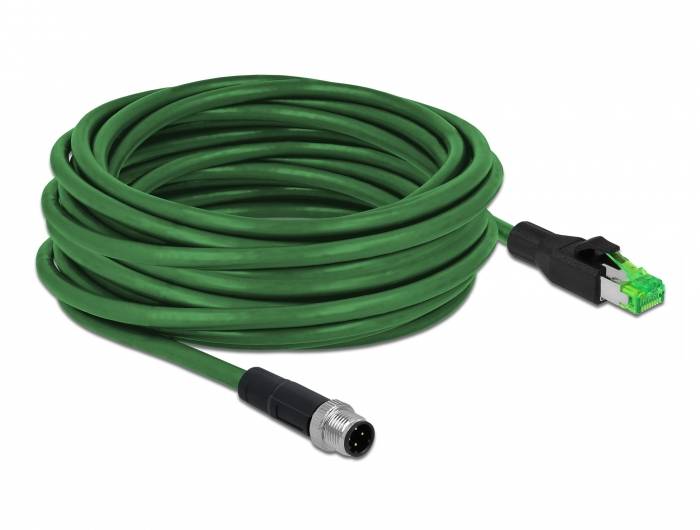 Delock mrežni patch kabl 10,00 m zelena RJ45 utikač