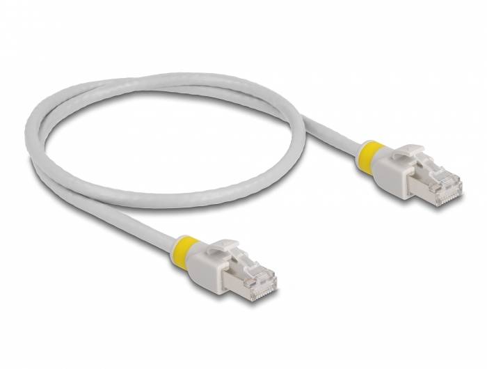 Delock mrežni patch kabl 0,50 m siva RJ45 utikač 3379877