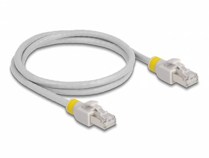 Delock mrežni patch kabl 1,00 m siva RJ45 utikač 3379878
