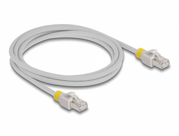 Delock mrežni patch kabl 2,00 m siva RJ45 utikač 3379879
