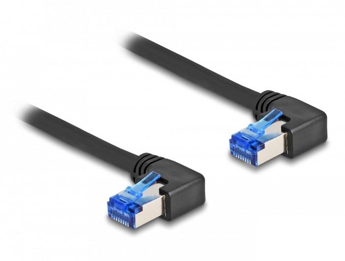 Delock mrežni patch kabl 1,00 m crna RJ45 utikač 3379899