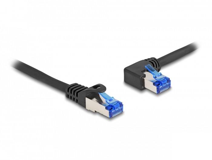 Delock mrežni patch kabl 1,00 m crna RJ45 utikač 3379902