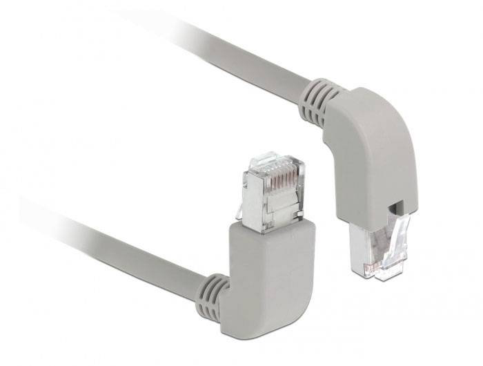 Delock mrežni patch kabl 0,50 m siva RJ45 utikač 3379962