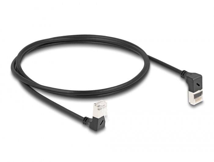 Delock mrežni patch kabl 1,00 m crna RJ45 utikač 3380004