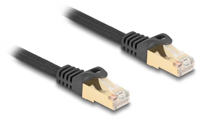 DeLOCK Cat.6A mrežni patch kabl 3,00 m crna RJ45 utikač 3380021