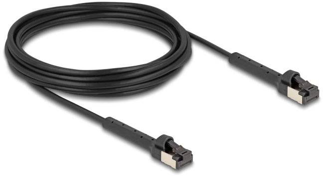 Delock mrežni patch kabl 5,00 m crna RJ45 utikač 3380300