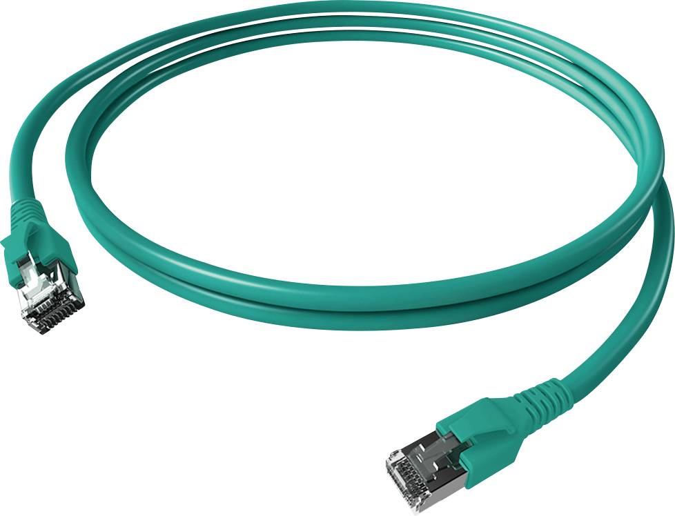 Easylan mrežni patch kabl 3,00 m turkizna RJ45 utikač