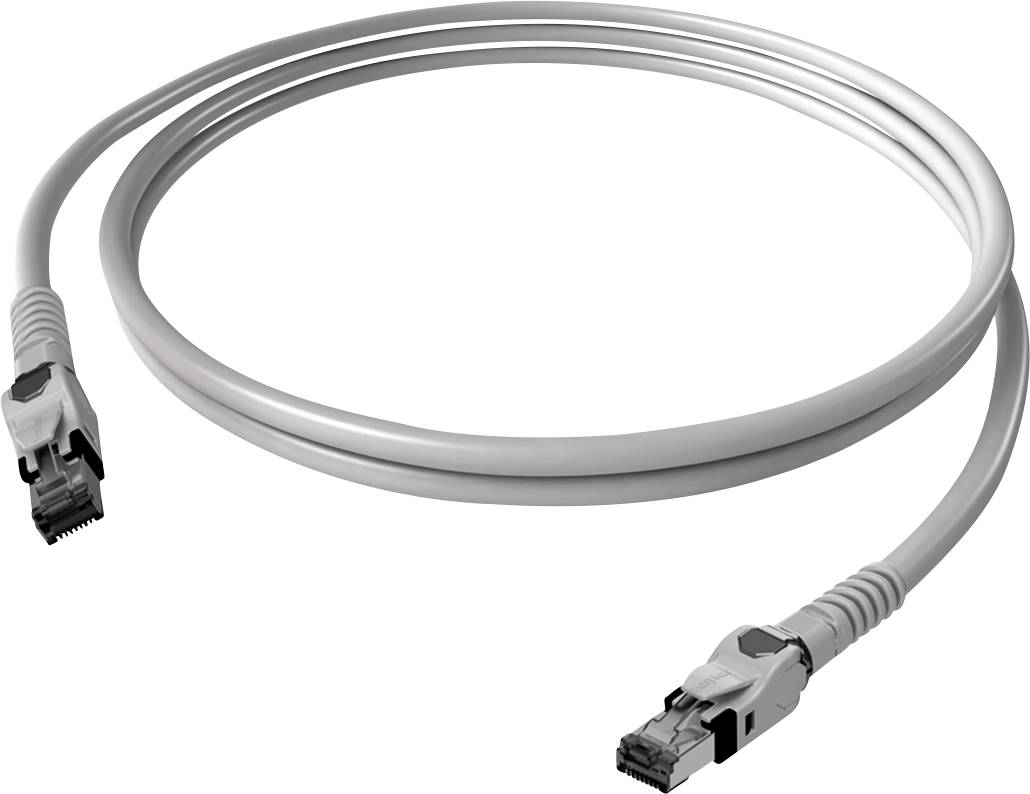 Easylan mrežni patch kabl 3,00 m siva RJ45 utikač 3399537
