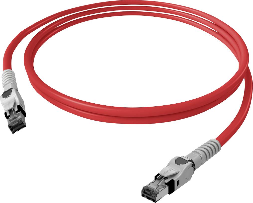 Easylan mrežni patch kabl 1,00 m crvena (jasna) RJ45 utikač 3399550