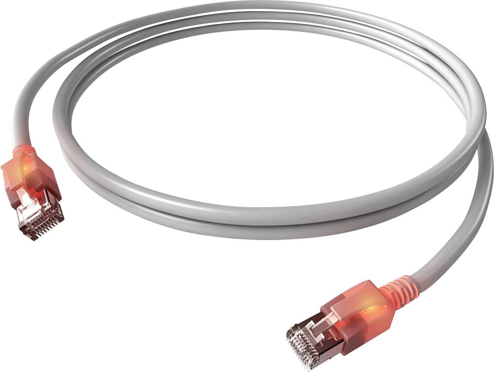 EasyLan DualBoot mrežni patch kabl 7,50 m siva RJ45 utikač