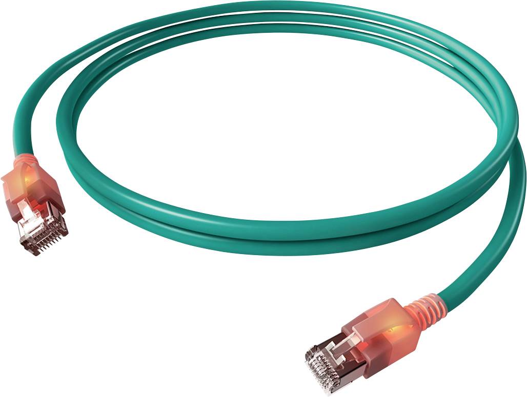 EasyLan DualBoot mrežni patch kabl 1,00 m turkizna RJ45 utikač