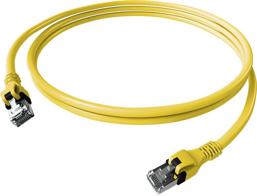 Easylan mrežni patch kabl 1,00 m žuta RJ45 utikač 3399658