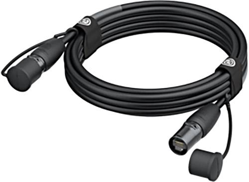 Neutrik NKE5E-E1E1-M0005 mrežni patch kabl 0,5 m crna RJ45 utikač