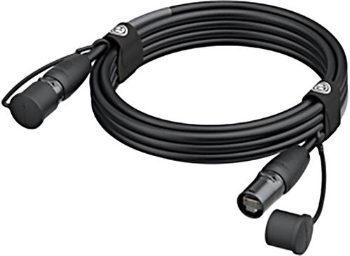 Neutrik NKE5E-E1E1-M0020 mrežni patch kabl 2 m crna RJ45 utikač