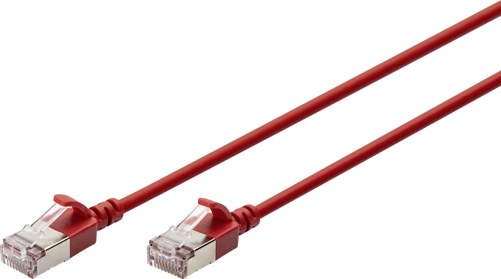 Digitus DK-1632-A-015S-R mrežni patch kabl 1,5 m crvena RJ45 utikač