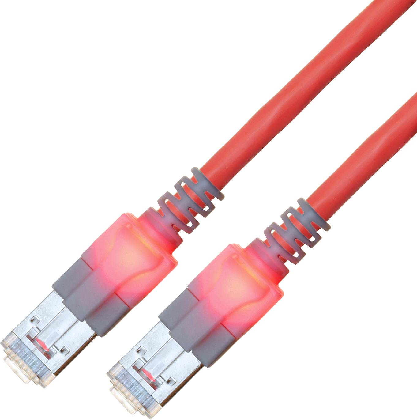 EasyLan DualBoot mrežni patch kabl 10,00 m crvena (jasna) RJ45 utikač 3461607