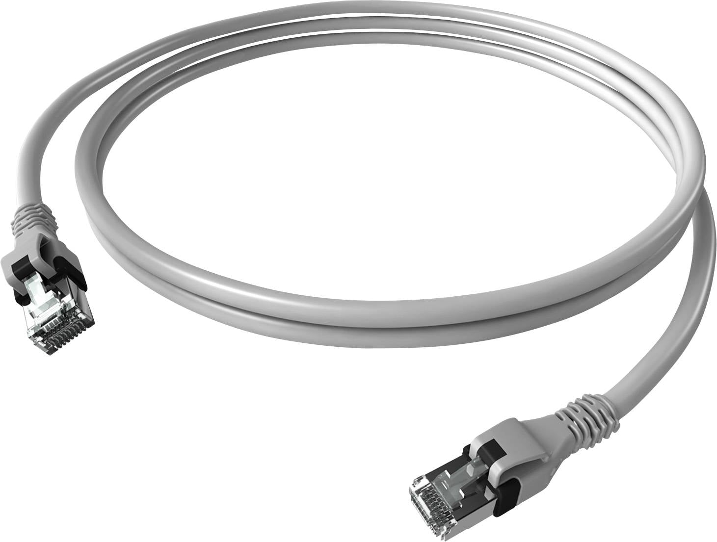 Easylan mrežni patch kabl 3,00 m siva RJ45 utikač 3461628