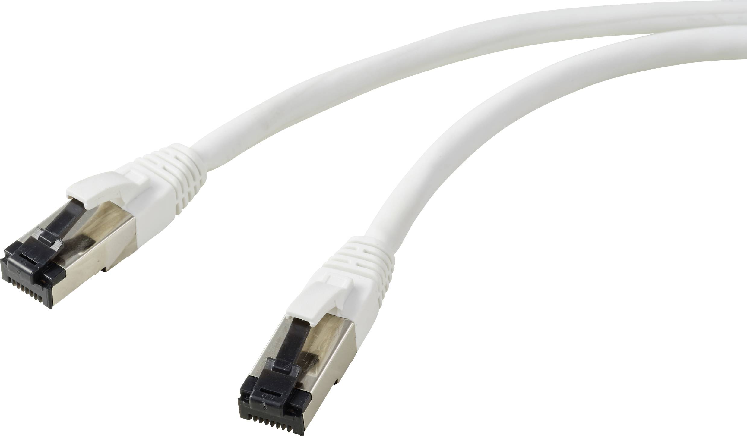 Renkforce RF-7106492 mrežni patch kabl 2,00 m bela RJ45 utikač