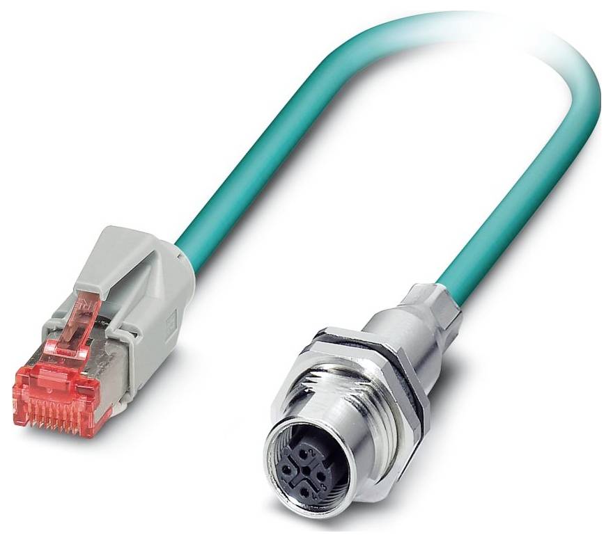 Phoenix Contact mrežni patch kabl 0,4 m M12 utičnica RJ45 utikač