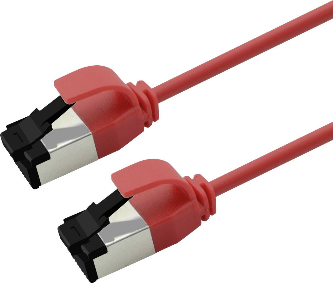 Roline mrežni patch kabl 0,15 m crvena RJ45 utikač