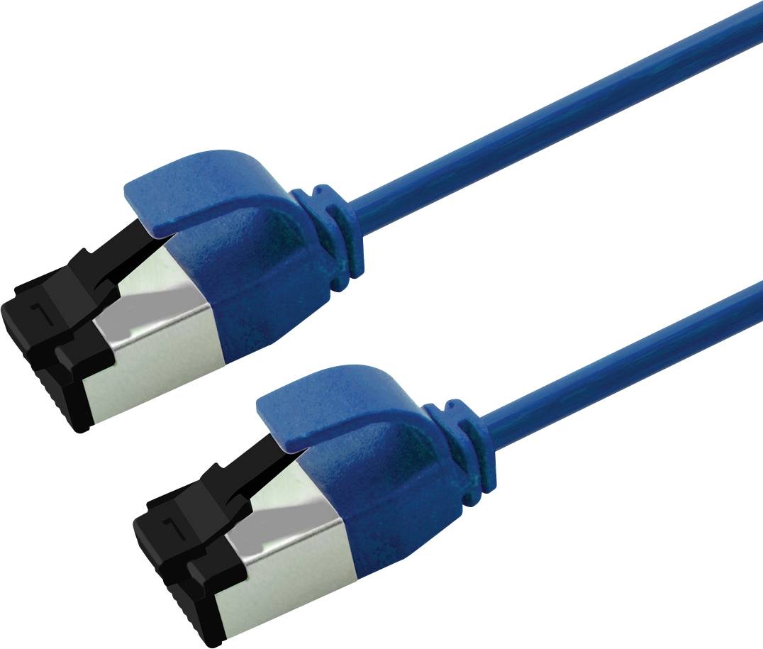 Roline mrežni patch kabl 2 m plava RJ45 utikač 3629219