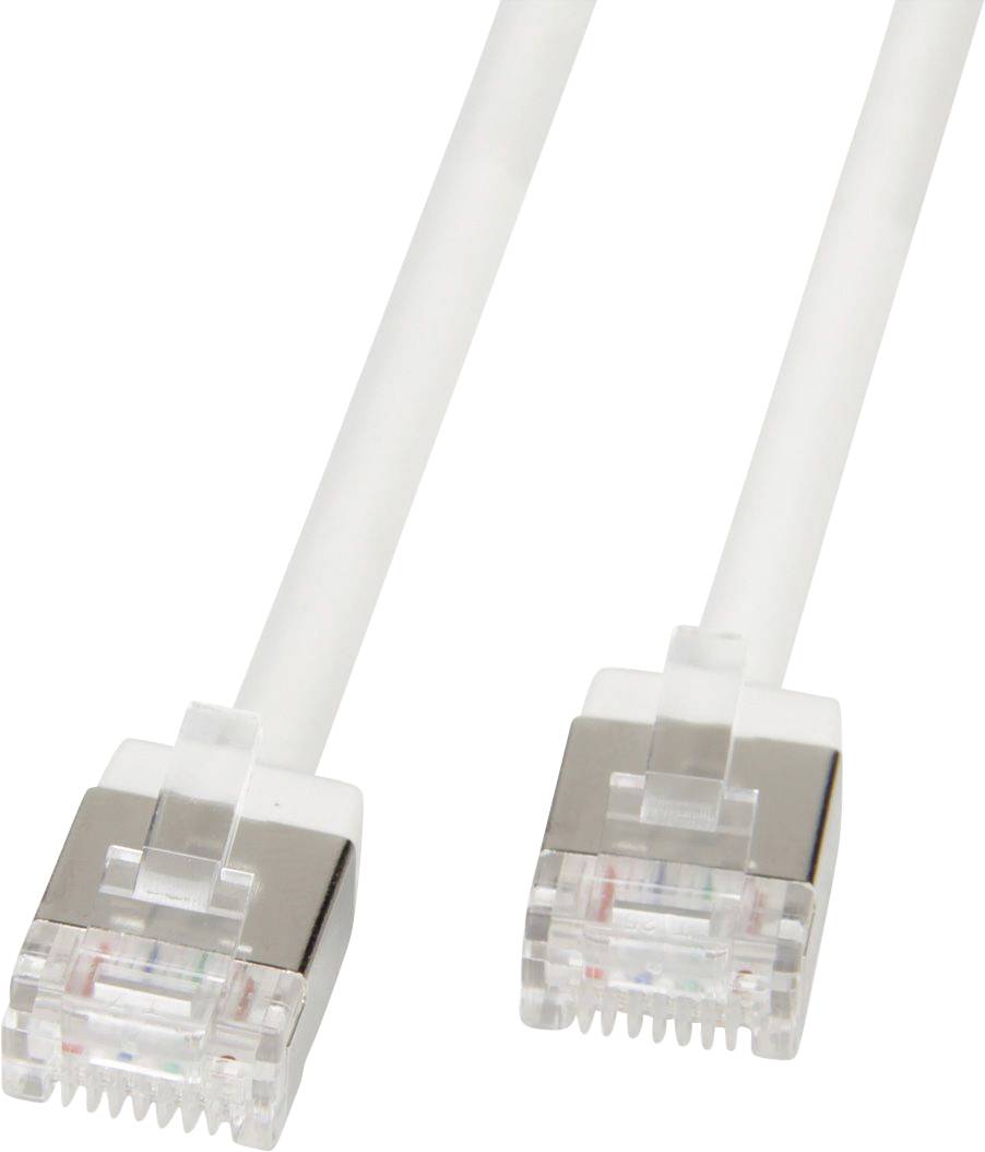 Roline mrežni patch kabl 3 m bela RJ45 utikač 3629277