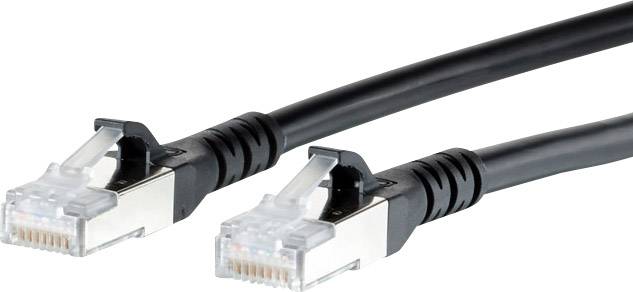 Metz Connect 1308453000-E mrežni patch kabl 3,00 m crna RJ45 utikač