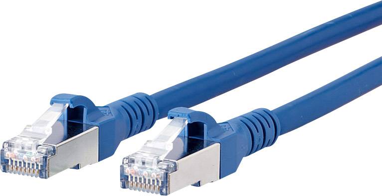 Metz Connect 1308455044-E mrežni patch kabl 5,00 m plava RJ45 utikač