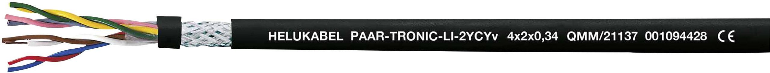 HELU 21149-1000 kabl za prenos podataka 8 x 2 x 1 mm² 16 x 16,10 mm