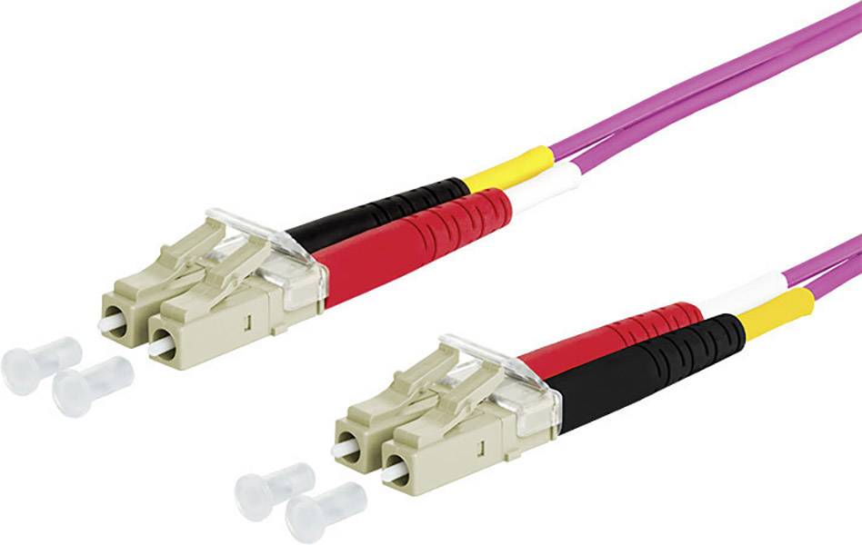 Metz Connect optički priključni kabl 2,00 m ljubičasta LC-utikač