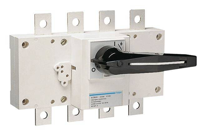 Hager HA454 automatski osigurac 4-polni 250 A 415 V