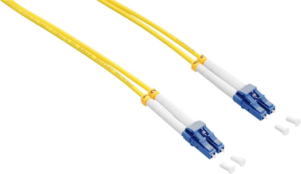 LogiLink optički priključni kabl 1,00 m žuta LC-utikač