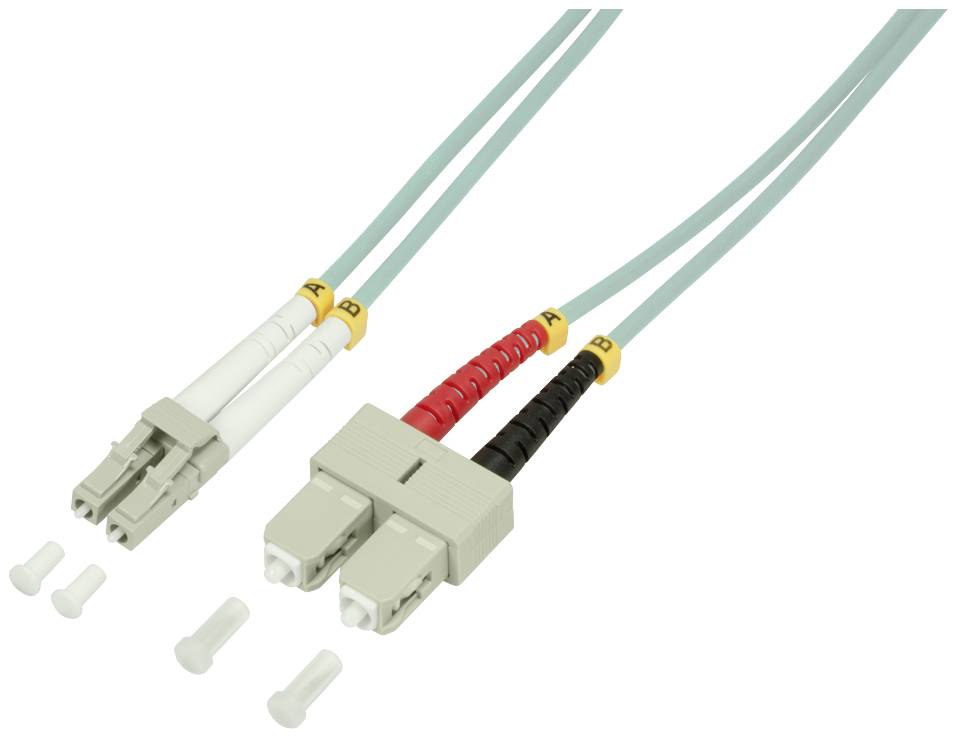 LogiLink optički priključni kabl 1,00 m turkizna LC-utikač 2332866