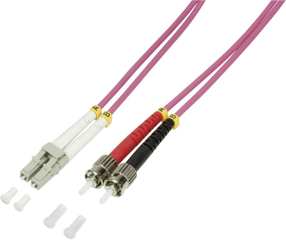 LogiLink optički priključni kabl 3,00 m ljubičasta LC-utikač 2332923