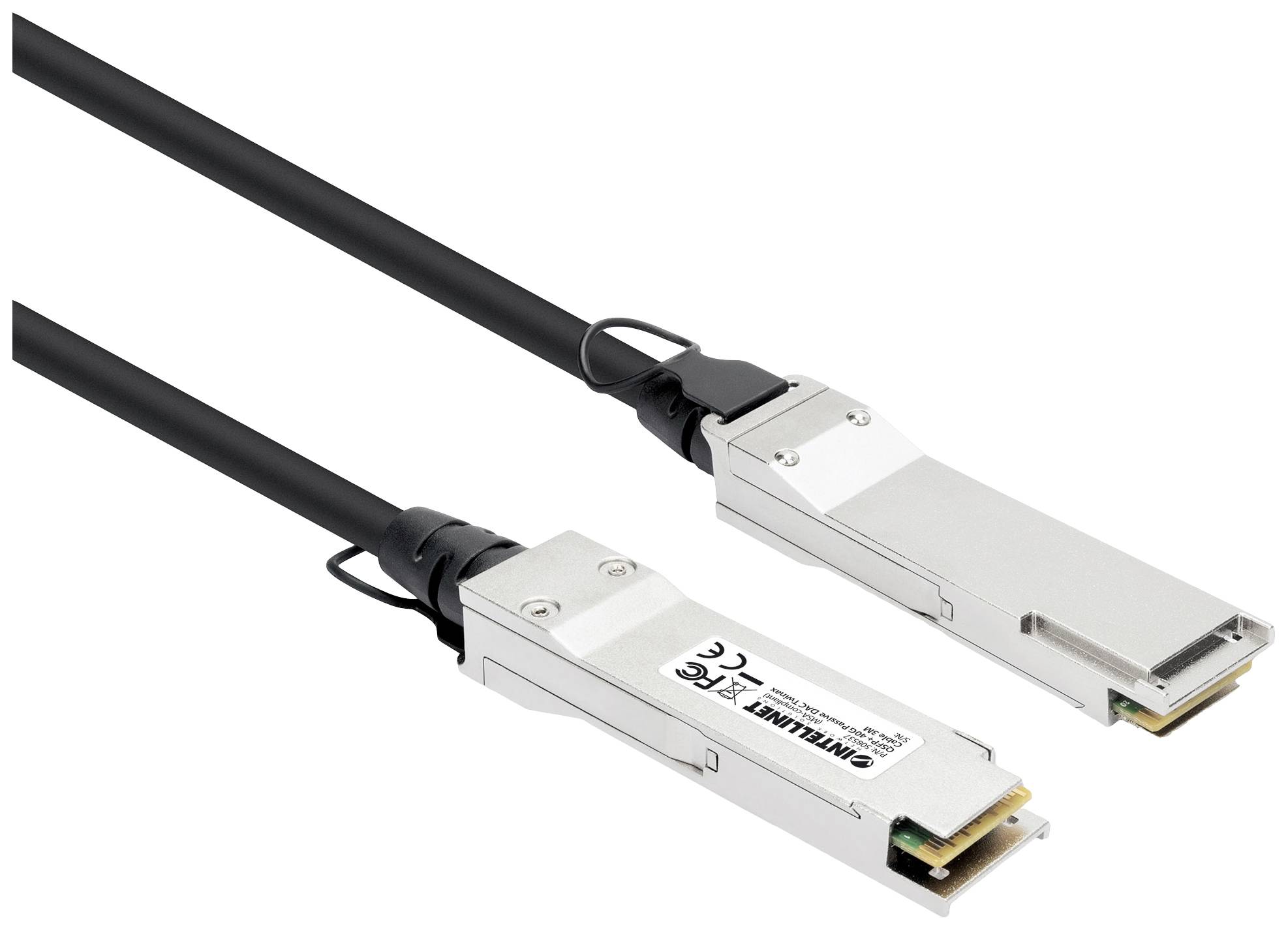 INTELLINET QSFP+ kabl 3 m stakleno vlakno priključni kabl