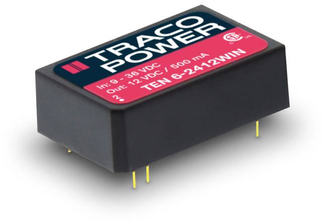TracoPower TEN 6-4810WIN DC/DC napajanje - ispravljač za štampanu ploču 48 V/DC 3.3 V/DC 1.2 A 6 W Broj izlaza: 1 x.
