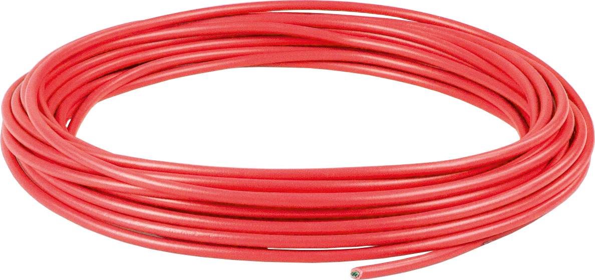AS Schwabe H07V-K priključni kabl 1 x 6 mm² crvena 5 m