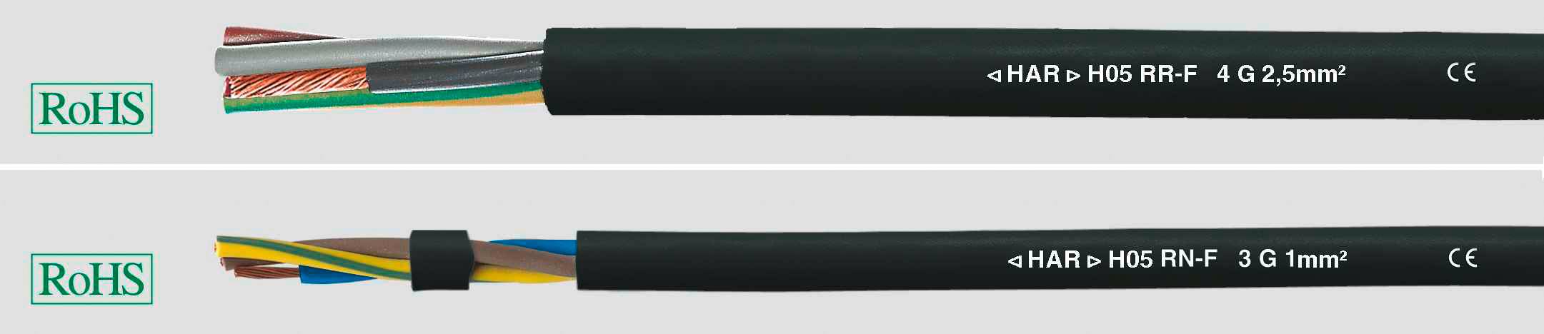 HELU 35008-500 gumirani kabl 3 G 2,5 mm² 500 V 12,4 mm