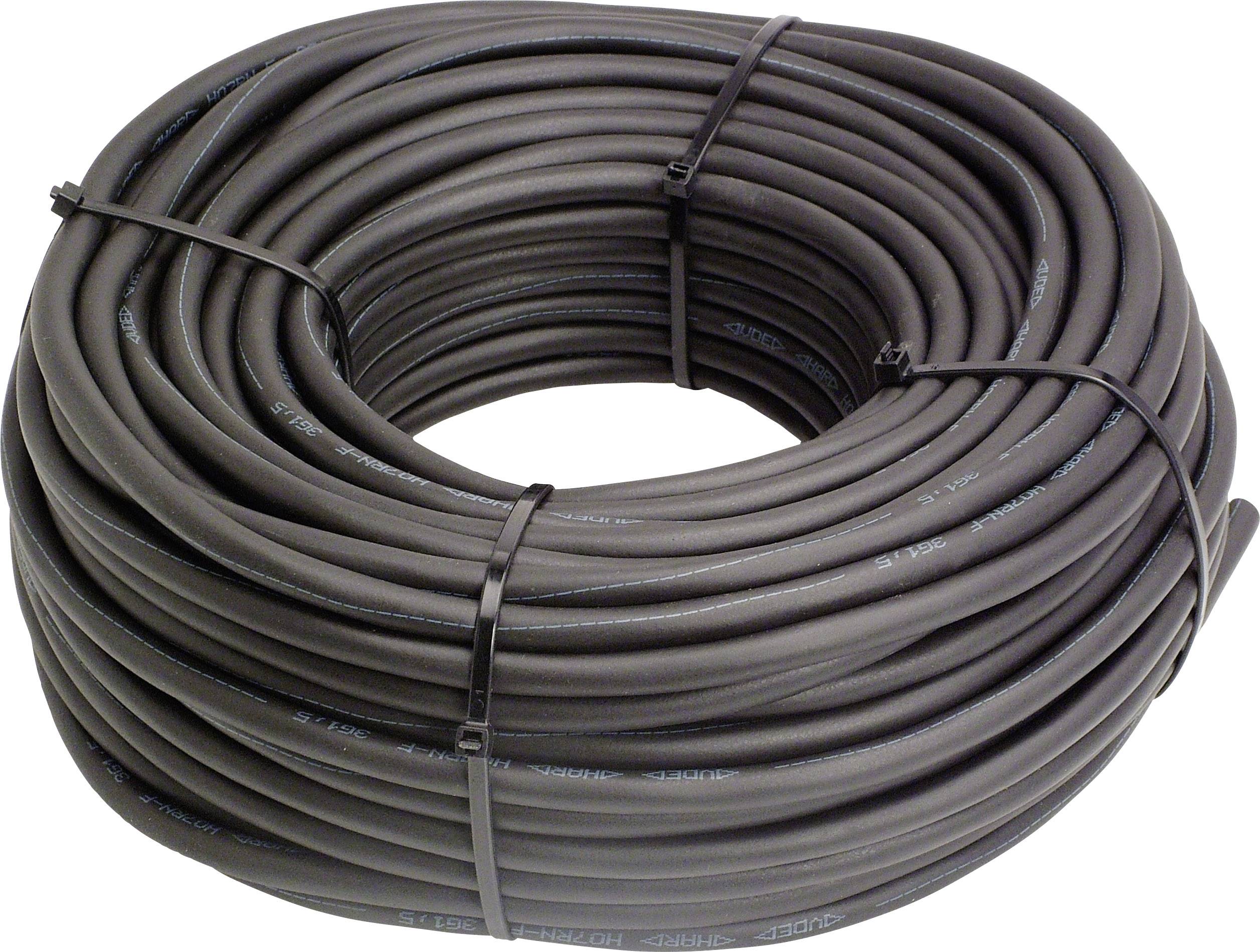 AS Schwabe H07RN-F instalacioni kabl 3 x 1,5 mm² 230 V crna