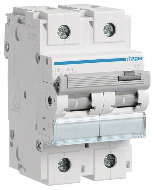 Hager HMC280 automatski osigurac 2-polni 80 A 415 V 15 kA