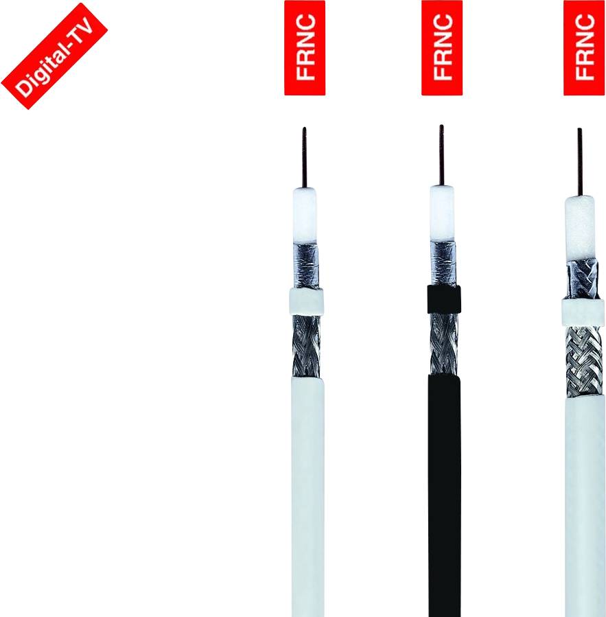 HELU koaksijalni kabl 6,80 mm crna 100 m