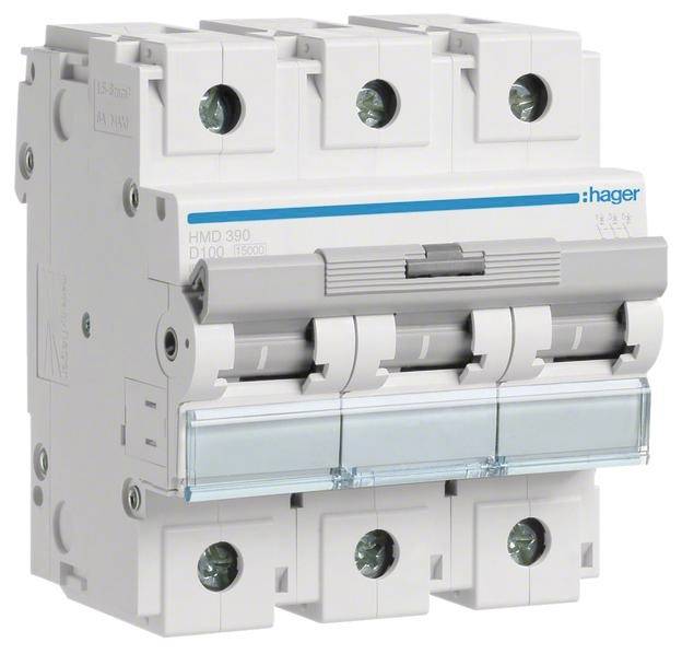 Hager HMD390 automatski osigurac 3-polni 100 A 415 V 15 kA