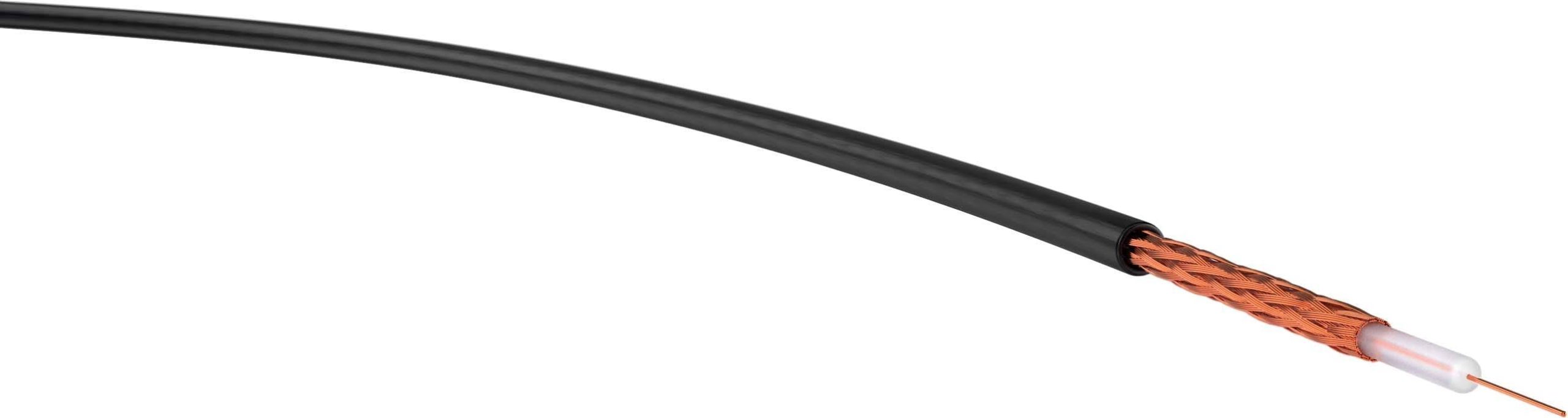 VER Ri.100 koaksijalni kabl 2,80 mm crna 100 m