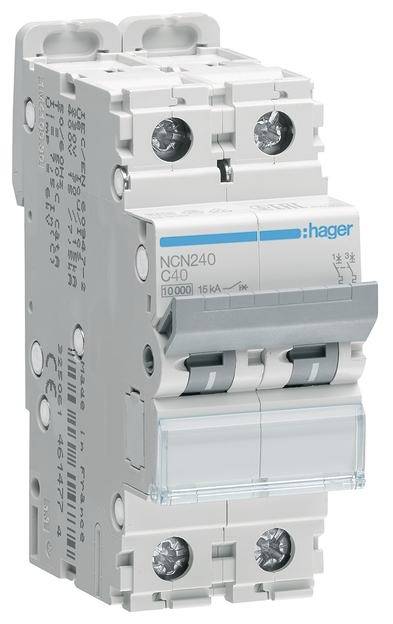 Hager NCN240 automatski osigurac 2-polni 40 A 400 V 10 kA