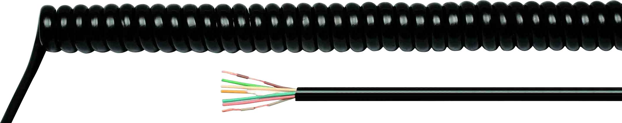 HELU H05BQ-F spiralni kabl 3 G 1 mm² 500 V 7,70 mm 2465341