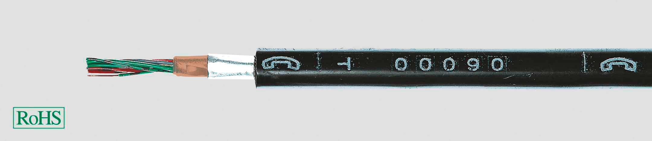 HELU 34020-500 telekomunikacioni kabl 20 x 0,8 mm² 15,00 mm crna