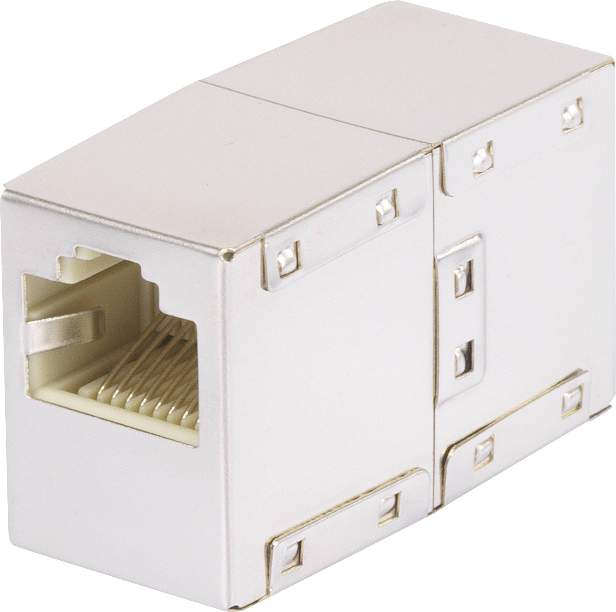 Renkforce mrežni adapter 1x RJ45 utičnica na 1x RJ45 utičnica CAT 5e bela